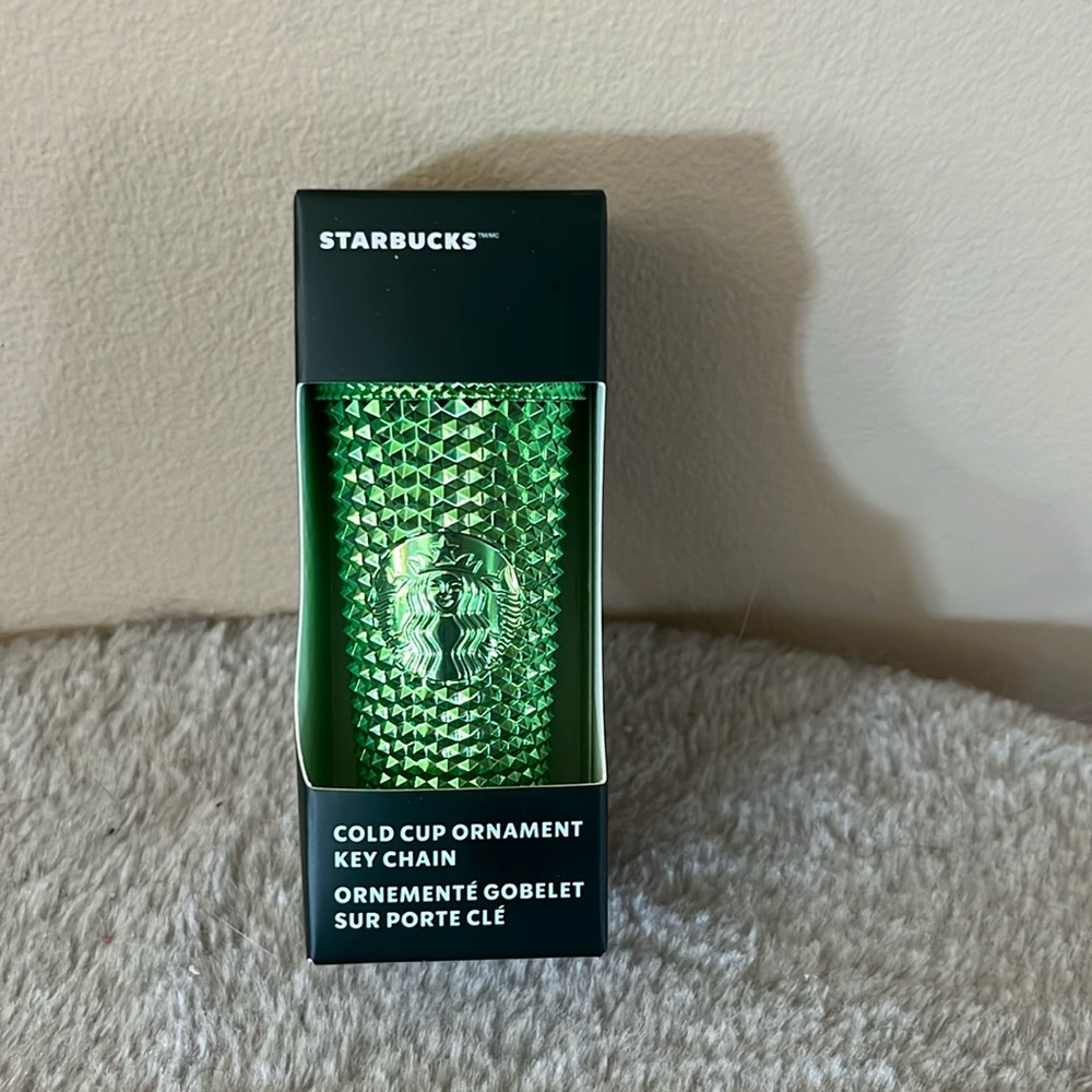 Starbucks cup ornament keychain